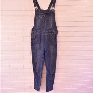 skinny jean overalls